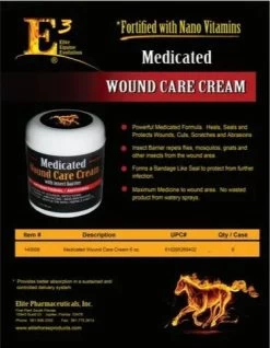 E3 Medicated Wound Care Cream - 6 Oz - 6OUNCE