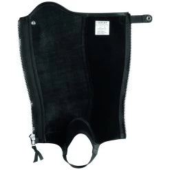 Concord Half Chap - Black 6 Concord Half Chap - Black -Equestrian Supplies 10004458 C