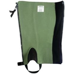 Breeze Half Chap - Chocolate -Equestrian Supplies 10005948 inside