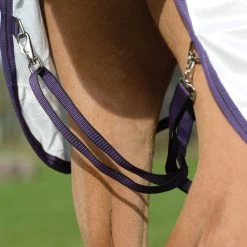 Weatherbeeta Comfitec Essential Mesh II Standard Neck - White, Maroon And Grey -Equestrian Supplies 10006780 D