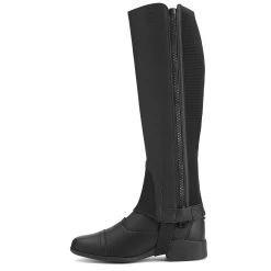 Scout Chap Half Chap - Black -Equestrian Supplies 10012739