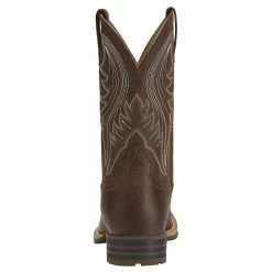 Men's Hybrid Rancher Western Boot - Brown Oiled Rowdy -Equestrian Supplies 10014070 E