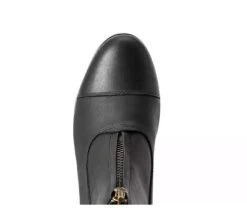 Heritage IV Zip Waterproof Insulated Paddock Boot - Black -Equestrian Supplies 10029562 toe