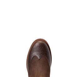 Wexford Brogue Waterproof Boot - Chocolate Brown -Equestrian Supplies 10040385 D