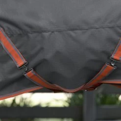 Weatherbeeta Comfitec Essential Plus Standard Neck - Lite - Light Grey, Orange And Blue -Equestrian Supplies 10192990 C