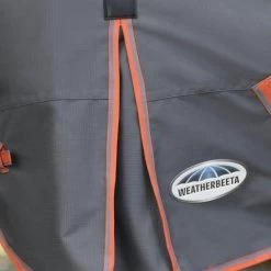 Weatherbeeta Comfitec Essential Plus Standard Neck - Lite - Light Grey, Orange And Blue -Equestrian Supplies 10192990 E