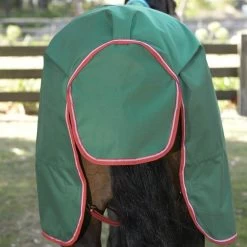 Weatherbeeta Comfitec Prelim Standard Neck - Lite - Dark Green, Red And White -Equestrian Supplies 10193030 C