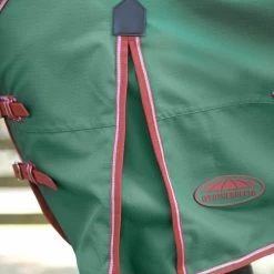 Weatherbeeta Comfitec Prelim Standard Neck - Lite - Dark Green, Red And White -Equestrian Supplies 10193030 E