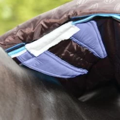 Weatherbeeta Comfitec Ultra Tough Detach-A-Neck - Medium - Blue, Bright Blue And White -Equestrian Supplies 10228810 B