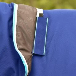 Weatherbeeta Comfitec Ultra Tough Detach-A-Neck - Medium - Blue, Bright Blue And White -Equestrian Supplies 10228810 E