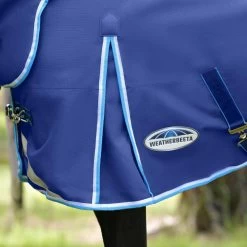 Weatherbeeta Comfitec Ultra Tough Detach-A-Neck - Medium - Blue, Bright Blue And White -Equestrian Supplies 10228810 H