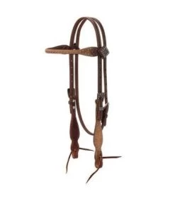 Rough Out Oiled Browband Headstall - N/A