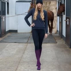 Balzane Boot Socks - AUBERGINE