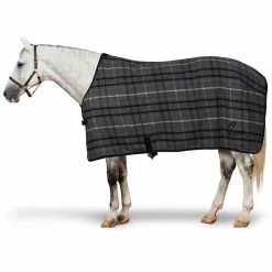 Wool Cooler -Equestrian Supplies 13825 GREY PLAID l