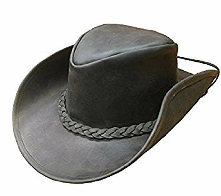 Denali Leather Hat - BLACK 1 Denali Leather Hat - BLACK