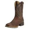 Men's Hybrid Rancher Western Boot - Brown Oiled Rowdy