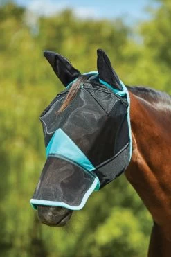 Weatherbeeta Comfitec Deluxe Fine Mesh Mask With Ears And Nose