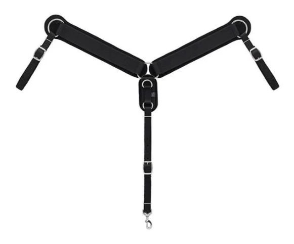 Breast Collar With AirFlex® Technology - Black 1 Breast Collar With AirFlex® Technology - Black