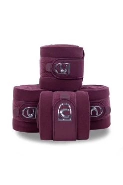 Cavallo Hiva Fleece Bandage - N/A -Equestrian Supplies 14779 DARK RASPBERRY l