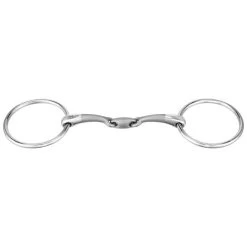 Satinox 12mm Loose Ring Snaffle - Double Jointed