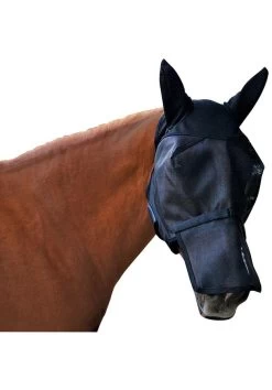 Fly Mask With Ears And Removeable Nose - Horse