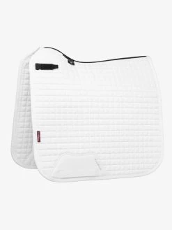 Lemieux Cotton Dressage Square Pad - WHITE