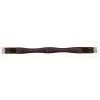Fancy Stitched Split End Girth - Chocolate