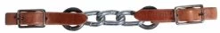 Heavy 3 Link Curb Strap - Harness Leather - N/A