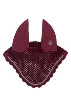 Cavallo Jill Fly Hood -Equestrian Supplies 16556 DARK RED l
