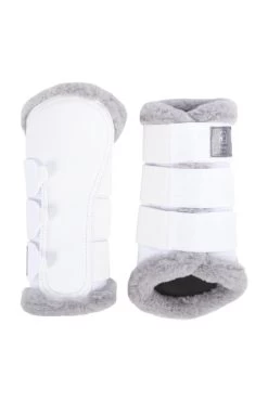 Cavallo Joca Fleece Brushing Boot -Equestrian Supplies 16565 WHITE l