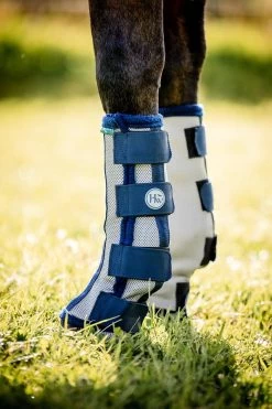 Fly Boots -Equestrian Supplies 16764 SILVERNAVY l