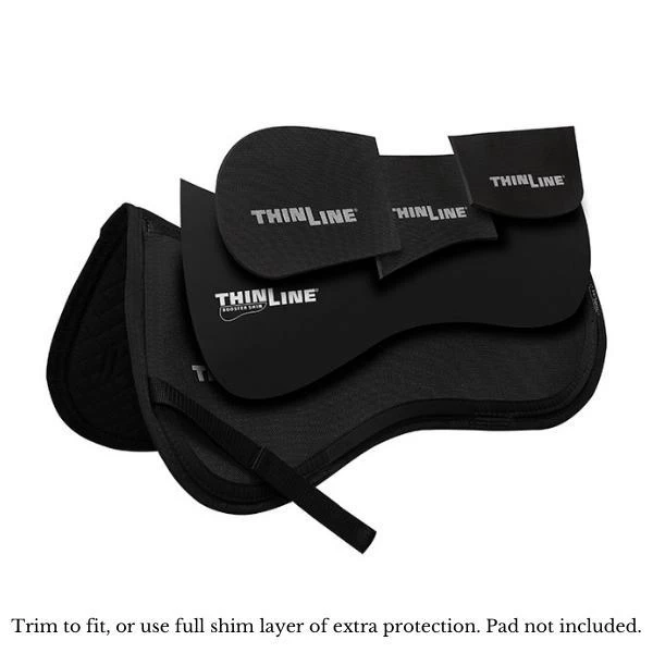 Trim-To-Fit Saddle Fitting Shims - Trifecta Pad - Medium 1 Trim-To-Fit Saddle Fitting Shims - Trifecta Pad - Medium