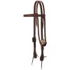 Working Tack Headstall With Designer Buckles - One Size