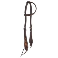 Dusty Floral One Ear Headstall - ONE SIZE