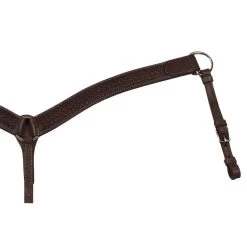Contoured Basketweave Breast Collar - Walnut - ONE SIZE