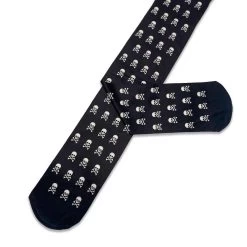 ACE Black Skull Boot Socks - N/A