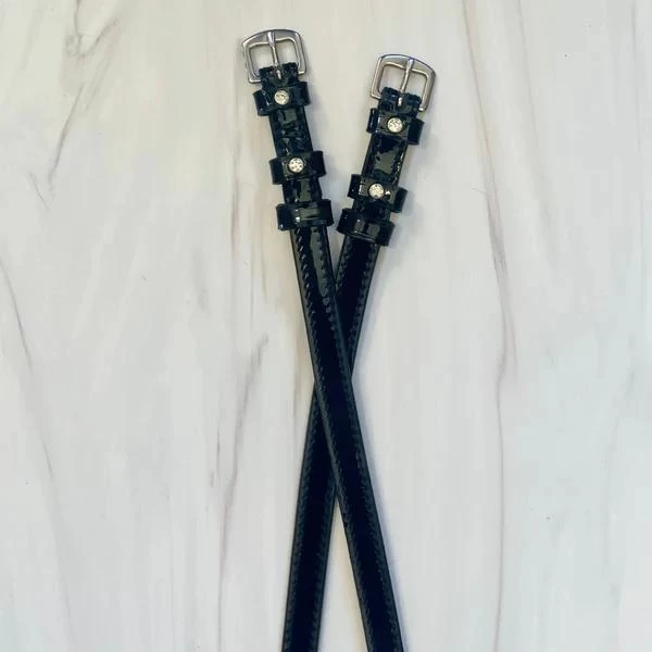 Showstopper Austrian Crystal Spur Strap - Black 1 Showstopper Austrian Crystal Spur Strap - Black