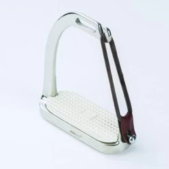 Stainless Steel Fillis Peacock Stirrup Irons - Stainless Steel