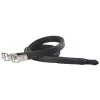 M Toulouse Fancy Stitched Stirrup Leathers - Black