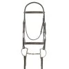 Ovation Fancy Stitched Raised Padded Bridle - Dark Brown