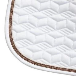 Tango Geometric Dressage Pad - DRESSAGE -Equestrian Supplies 25 0931 WHT B
