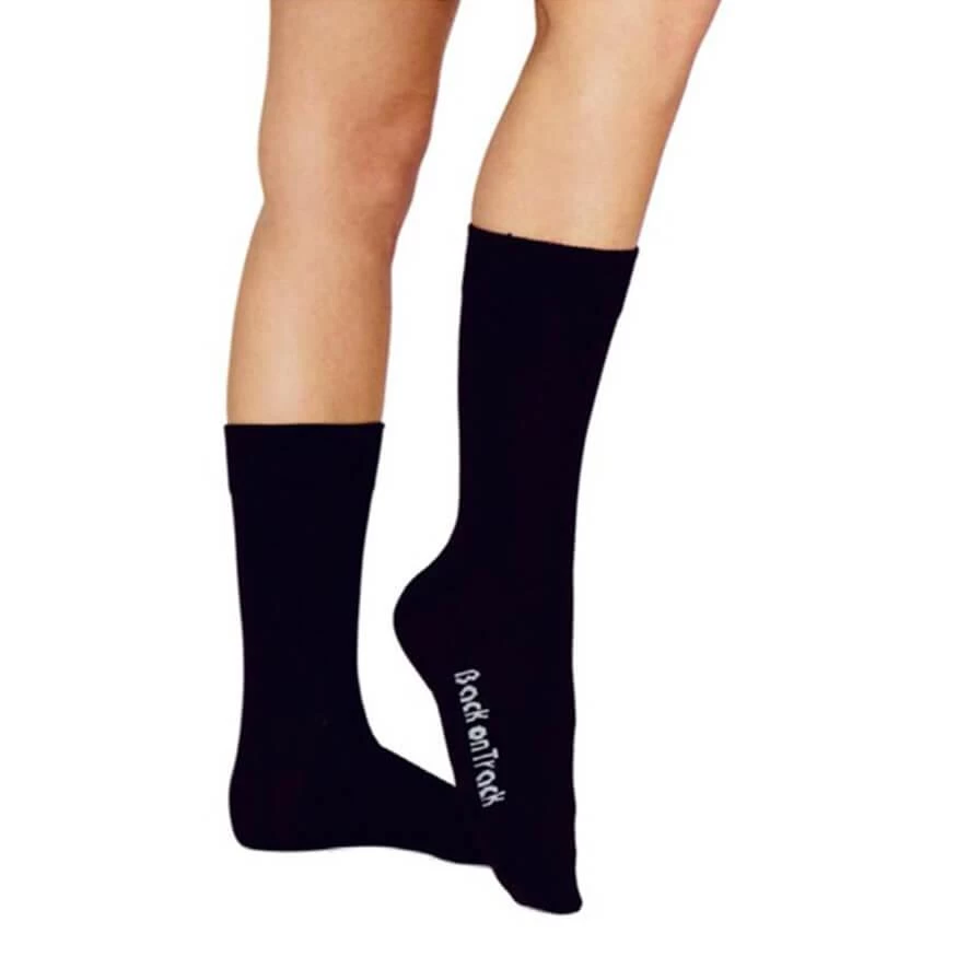 Back On Track Socks - Black 1 Back On Track Socks - Black