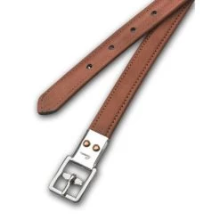 Pessoa Biothane Lined Stirrup Leathers - Dark Brown