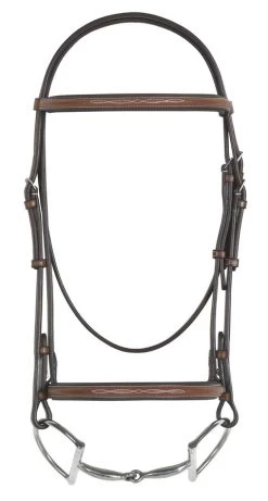 Pessoa Fancy Raised Padded Bridle - OVERSIZE
