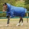 Weatherbeeta Comfitec Ultra Tough Detach-A-Neck Heavy Weight Turnout Blanket - Blue/Charcoal/White