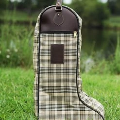 Baker Tall Boot Bag - Baker Plaid