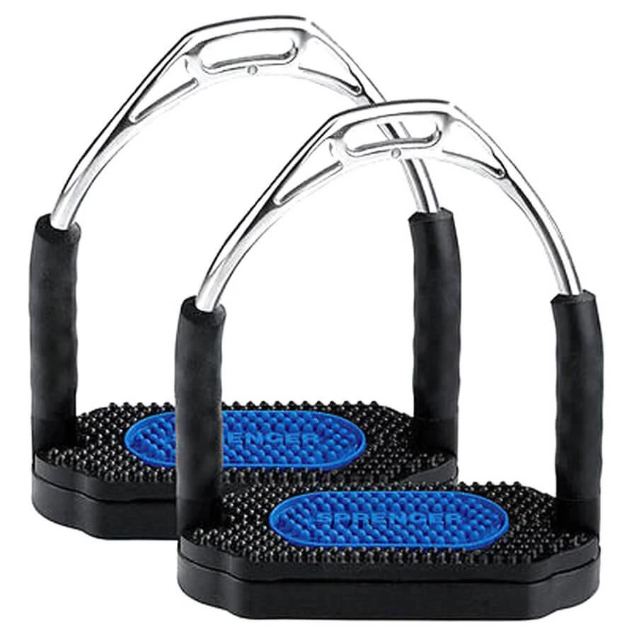Sprenger Bow Balance Safety Stirrups - 4.75 1 Sprenger Bow Balance Safety Stirrups - 4.75