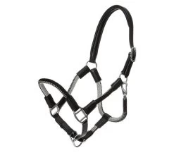 Kavalkade "Cavo" Rope Halter With Lead Set -Equestrian Supplies 5241 BLACKGREY l