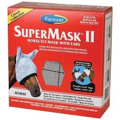 SuperMask II Classic Fly Mask With Ears - Horse