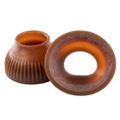 Eco Pure Rubber Double-Thick Bottom Ribbed Bell Boots